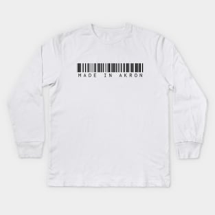 Made in Akron Kids Long Sleeve T-Shirt